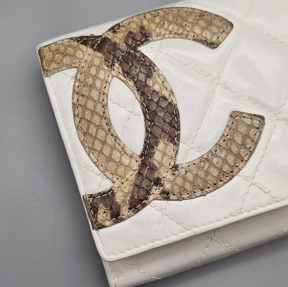 💮CHANEL Cambon White Wallet 💮 - Picture 9 of 17